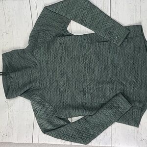 Marmot Green Funnel Neck Long Sleeve Top Size Large